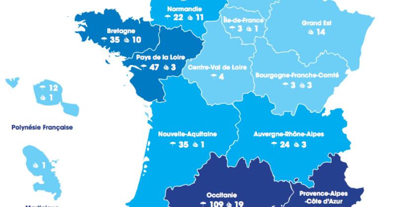 Plus de 95% des communes et ports de plaisance labellisés l’an passé ont renouvelé leur engagement avec le Pavillon Bleu. 