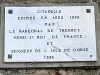Plaque de rappel historique.
