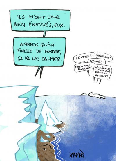 Réchauffement climatique fonte des glaciers