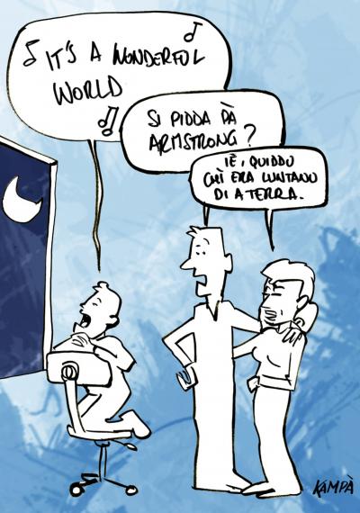"It's a wonderful world"