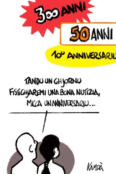 Tandis qu'un jour nous apprendrons une bonne nouvelle mais pas un anniversaire