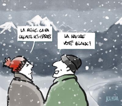 La nature vote blanc !