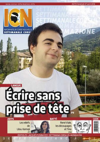 Informateur Corse Nouvelle journal hebdo