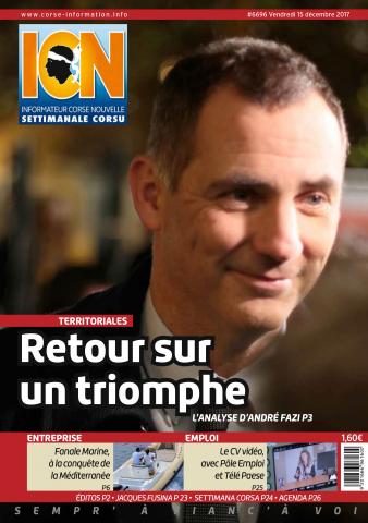 Une du journal ICN numéro 6696