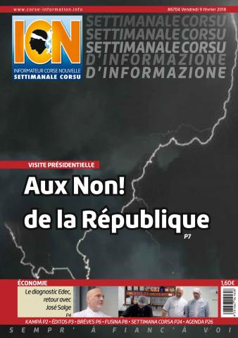 Une du journal ICN numéro 6704